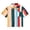 White, variant on Xudanell Boys Striped Shirt Summer Contrasting Printed Short Sleeve Fashionable Kid Tshirt