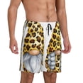 thumbnail image 2 of Vsdgher Shorts de Pyjama Imprimé Léopard pour Hommes Bas de Pyjama Légers avec Poches-4TG, 2 of 6
