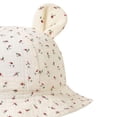 thumbnail image 6 of IVEYRTF Baby Girls Print Cute Bear Ear Sun Hat Soft Cotton Adjustable Beach Hat for Spring Summer Outdoor Hat, 6 of 6