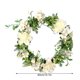thumbnail image 3 of Puerta artificial Guirnalda de flores Simulación Decoración floral Banquete de boda Guirnalda de flores falsas Adorno para el hogar, Blanco, 40cm AweSitey HA9088-04B, 3 of 6