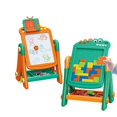 thumbnail image 1 of Pizarra 3 en 1 Caballete de Arte, Mesa y Juego Tetris p/ Niños verde, 1 of 8