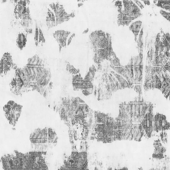 Ahgly Company Indoor Square Oriental Gray Modern Area Rugs, 3' Square