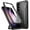 Black, variant on Poetic Revolution Case for Samsung Galaxy S23 5G 6.2 inch, Heavy Duty Full Body Cover with Kickstand, Black