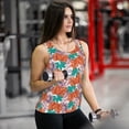 thumbnail image 6 of Uemuo Hawaiian Style Pattern Workout Tank Tops for Women Breathable Moisture-wicking tank top Sleeveless Running Loose Fit Yoga Tops Active Shirts Sports Gym Exercise, 6 of 9