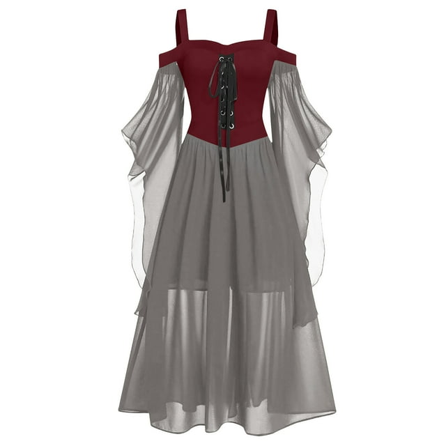 Robe Élégante pour Femmes Style Corset Historique