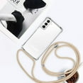 thumbnail image 6 of Crossbody Case for Samsung Galaxy S23,Phone Case for Galaxy S23,Clear TPU Soft Slim Case for Samsung S23 with Neck Cord Lanyard Strap for Women Girls, 6 of 12