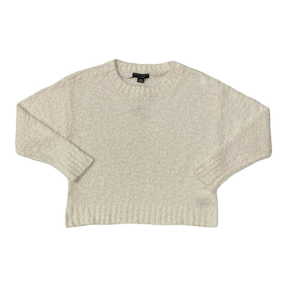 Social Standard by Sanctuary Women's Cara Crew Sweater (White, L)