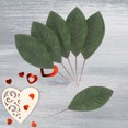 thumbnail image 2 of 12 Pcs Simulated Leaves Greenery Artificial Flower Flowers Wedding Magnolia Leaf Bookshelf Decoration Fake, 2 of 6