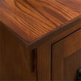 thumbnail image 6 of Maklaine Mission Cabinet Wood End Table in Brown Finish/Russet, 6 of 10