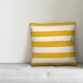 thumbnail image 2 of Creative Products Yellow Cabana Stripe 16x16 Spun Poly Pillow, 2 of 2