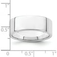 thumbnail image 5 of Sterling Silver 7mm Flat Band (Size 5.5) Made In United States qwfb070-5.5, 5 of 6