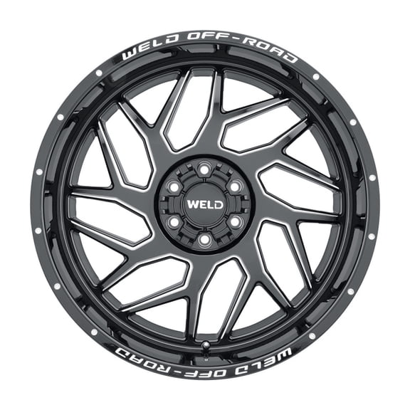 Weld Fulcrum Wheels 20x10 Gloss Black