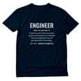 thumbnail image 1 of Tstars Mens Gift for Engineers Engineer Shirts Engineer Definition Noun Profession Career Job Funny Humor Science Tech T Shirt, 1 of 7