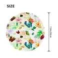 thumbnail image 3 of Disketp Floral Vintage Small Mouse Pad 7.9x7.9 Inches,Washable Round Mousepad For Office Laptop Computer,Non-Slip Rubber Base Mouse Pads For Wireless Mouse, 3 of 9