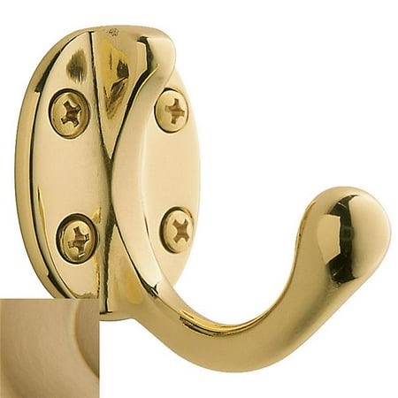 Single Wardrobe Hook - Baldwin 0782 Wardrobe Hook Costume Hook Hook Single ;Vintage Brass