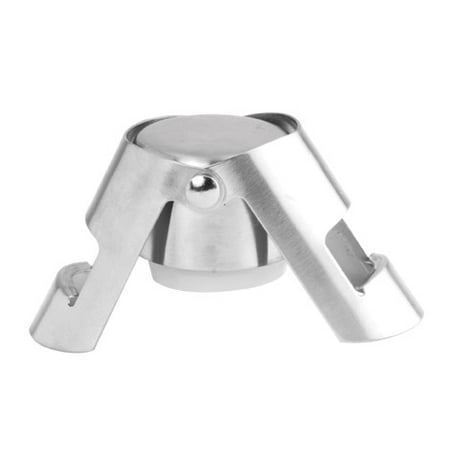 Plastic Champagne Stopper - True Fizz: Chrome Champagne Stopper