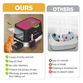 thumbnail image 3 of Aqwiopr Extra Large Stainless Steel Enclosed Cat Litter Box - Odor-Resistant, Easy Clean - Gray, 3 of 9