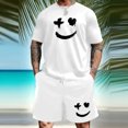 thumbnail image 4 of WILLBEST Pantalones Cortos Deportivos para Hombre, Informales, de Verano, Holgados, Cómodos, Transpirables, para Exteriores, con Camisetas, 4 of 5