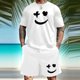 thumbnail image 4 of WILLBEST Pantalones Cortos Deportivos para Hombre, Informales, de Verano, Holgados, Cómodos, Transpirables, para Exteriores, con Camisetas, 4 of 5