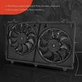 thumbnail image 3 of A-Premium Engine Radiator Cooling Fan Assembly Compatible with Mitsubishi Outlander 2014-2020, 2.4L 3.0L, Replace# 1355A258, 1355A259, 3 of 8