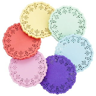 Paper Doilies Assorted Sizes, 99 Pieces Doilies for Food,  4.5inch 6.5inch and 8.5 inch Disposable Lace Paper Doilies for Tables,  Round Paper Placemats Bulk for Cakes Desserts Crafts(White) : Home 
