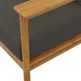 thumbnail image 4 of Modway Wren Sofa Mobilier de Patio Extérieur en Silex Naturel, Gris Foncé, 4 of 11