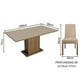 thumbnail image 3 of Juego de Comedor Mesa con Tablero de Madera 4 Sillas Marrón/Crema/Imperial Keila Madesa, 3 of 7