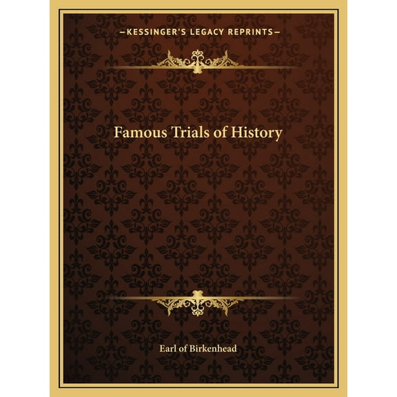 Famous Trials of History (Paperback)
