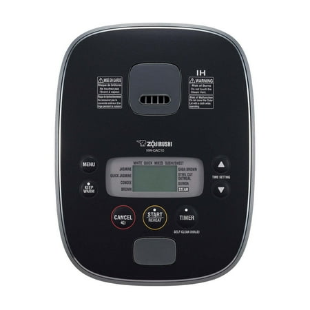 Zojirushi - Induction Heating Rice Cooker & Warmer - 5.5 Cup - Black