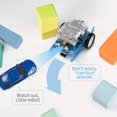 thumbnail image 4 of Makeblock mBot Robot Kit, DIY Mechanical Building Blocks, Entry-level Programming Helps Improve Children' s Logical Thinking and Creativity Skills, STEM Education. (Blue, Bluetooth Version, Family), 4 of 6