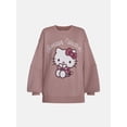 thumbnail image 5 of Hello Kitty Women's Graphic Sleep Top with Long Sleeves, Sizes XS-3XL, 5 of 5