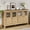 Nature, variant on Heynemo 2-Door Buffet Cabinet with Storage, Bohemian Sideboard with Adjustable Shelves, Wood Credenza Cabinet for Bedroom, Living Room, Dining Room, Hallway