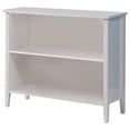 thumbnail image 3 of Daren White Wood Contemporary 2 Tier Shelf Kids Bookcase Storage Shelves Display Stand Organizer, 3 of 4