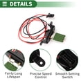 thumbnail image 4 of Resistor del motor del ventilador HVAC Unique Bargains No.7701068978 para Renault Kangoo Express 2009 - 2015 2017, 4 of 6