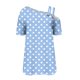 thumbnail image 3 of Tops de Ajuste Suelto para las Mujeres Moda Impresa Doble Suspensión Manga Corta Top Suelto, Blusa Casual Ligera, 3 of 5