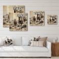 thumbnail image 4 of Designart "Camel Silent Strength painting" Animals Print on Natural Pine Wood, 4 of 5