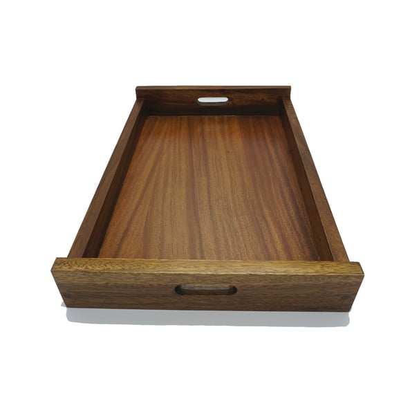 CHAROLA DE MADERA PAROTA GRANDE 55 x 38 x 7 cm