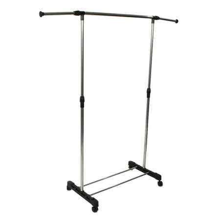 - UBesGoo Single Heavy Duty Rail Adjustable Portable Clothes Closet Organizers Rack