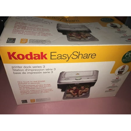 Kodak Printer Dock - KODAK EASYSHARE PD3 SERIES 3 PHOTO PRINTER DOCK WITH POWER/USB CORD & MANUAL