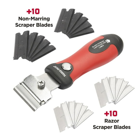 Swiss Tech Scraper Set - 22 Piece, Comfortable Handle