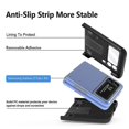 thumbnail image 4 of Funda Cocodrilo Compatible con Samsung Galaxy Z Flip 4, Pc Frame+ Funda Protectora Cuero Pu Aespa kaili Sencillez, 4 of 5
