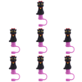 thumbnail image 1 of Fundas Silicona para Pajitas Halloween 0.394 In 30/40 OZ (gato), 1 of 4