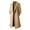 Yellow, variant on Mens Woollen Trench Coat Notch Lapel Collar Peacoat Windbreak Casual Long Overcoat with Pocket Black XXL