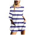 thumbnail image 1 of YDLCAFD Women Gradient Print Short Sleeve Jumpsuit Short Loose Backless Jumpsuits Rompers M, 1 of 7