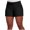 Black, variant on XWSHYW Shorts for Women Fashion Solid Color Comfortable Shorts with Pockets Leisure Slim Fit Comfort Waist Summer Shorts