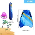 thumbnail image 3 of Outdoor Inflatable Surfboard Portable Bodyboard Adult Children Swimming Safe Lightweight Kickboard Sea Surfing Wakeboard, 3 of 8