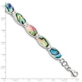 thumbnail image 4 of White Sterling Silver bracelet Fancy Open Back 7.25 in 10 mm, 4 of 4