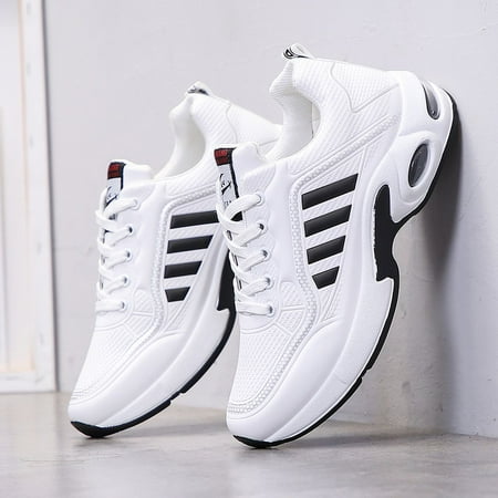 

NAYUKA New Fashion Men‘s Running Shoes Breathable Air Cushion Sneakers White Trainers 2022 Men Sports Sneakers Non-slip Athletic Shoes