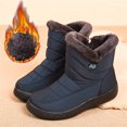 thumbnail image 4 of Zapatos de algodón para mujer, botas de nieve cálidas para invierno para mujer, botas de algodón impermeables con cremallera lateral para mujer Wmkox8yii ghj1351, 4 of 6