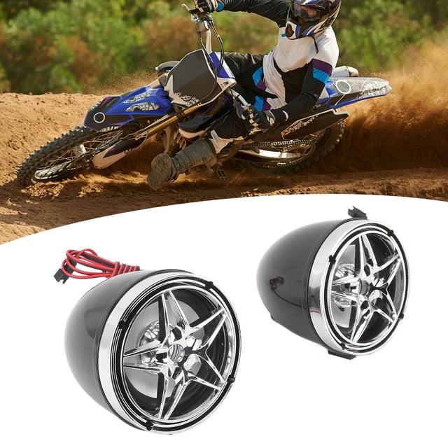 Altavoz Estéreo Con Radio Para Motocicleta, De Altavoces Con Reproducción De Música Suave E Impermeable, Compacto Para Moto
